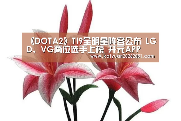 《DOTA2》Ti9全明星阵容公布 LGD、VG两位选手上榜_开元APP